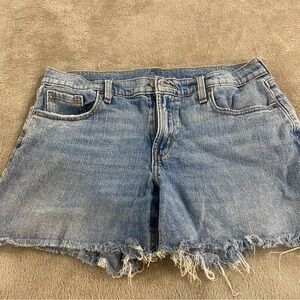 Old Navy Light Blue Frayed Denim Shorts